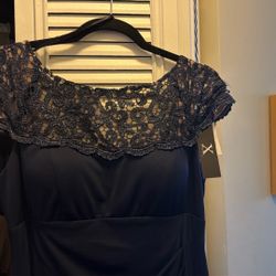 NWT Navy Evening Gown Sz10