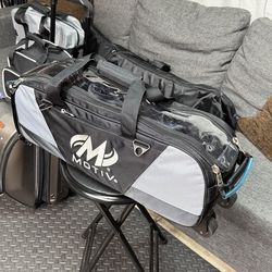Motiv triple tote bowling ball bag