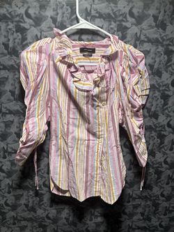 ISABEL MARANT Therese striped cotton shirt FR 34 US 2