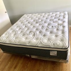 Brand New King Size Pillow Top Mattress – 14” Thick for Superior Comfort. Direct from Factory. Also Available: Twin, Full & Queen. Fast Same-Day Deliv