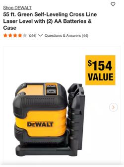DeWalt laser level