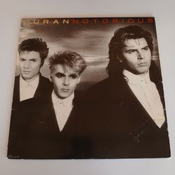 DURAN DURAN NOTORIOUS LP *RARE* SILVER LETTER 1st PRESS VINYL 1986 US