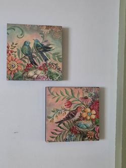 Decorative bird prints