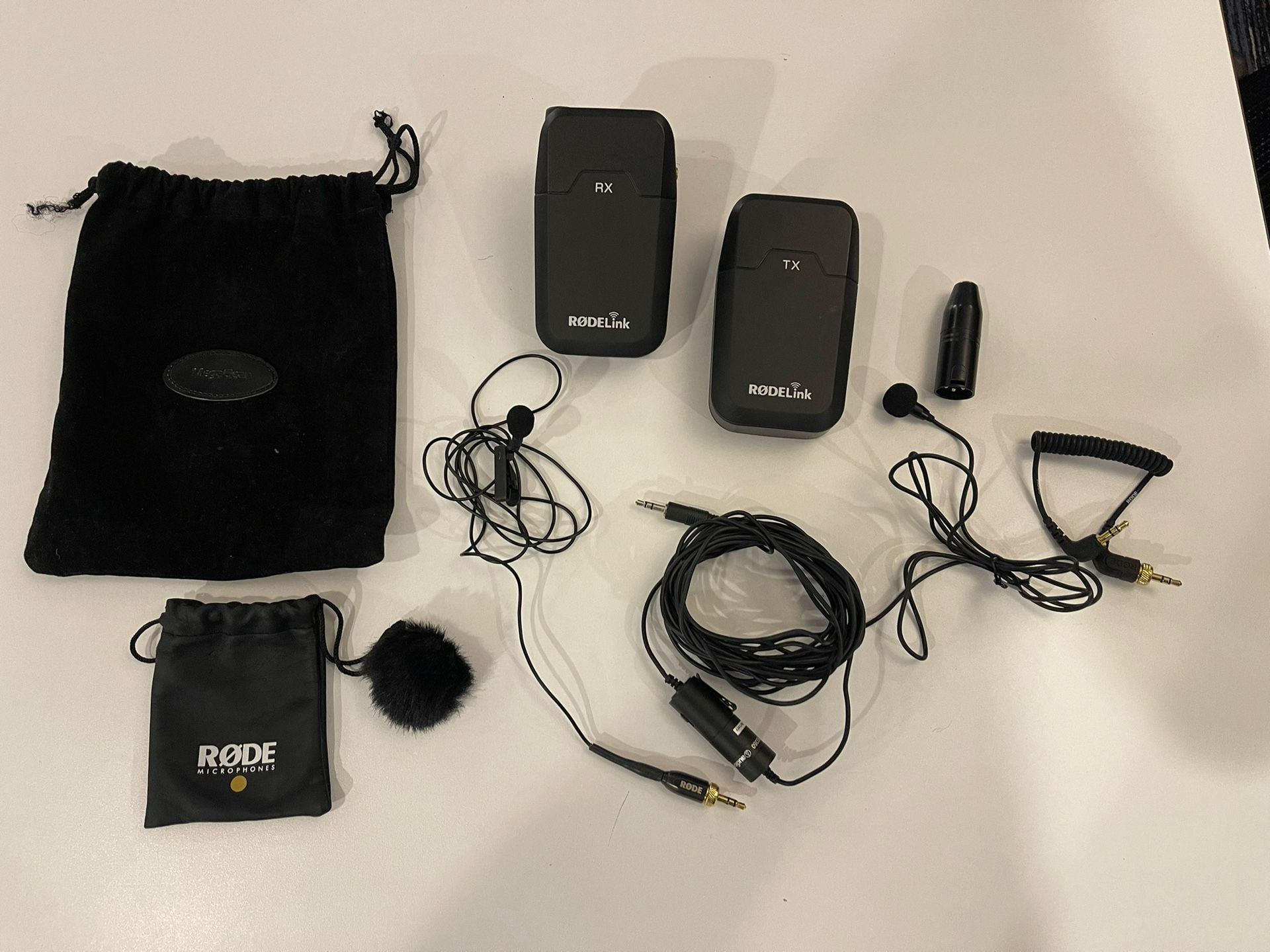 Used Rode RODELink Filmmaker Kit Digital Camera-Mount Wireless Omni Lavalier Microphone System (2.4 GHz) E-