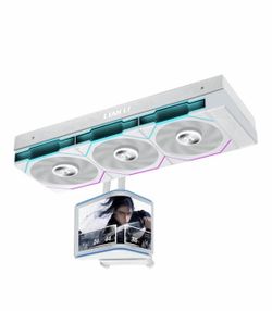 Lian Li Hydroshift II OLED Curved 360TL RGB Liquid CPU Cooler White HS2OLDC36TW