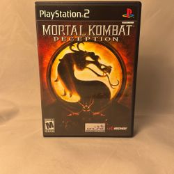 Mortal Kombat Deception PS2 
