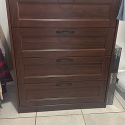 Brown IKEA dresser 