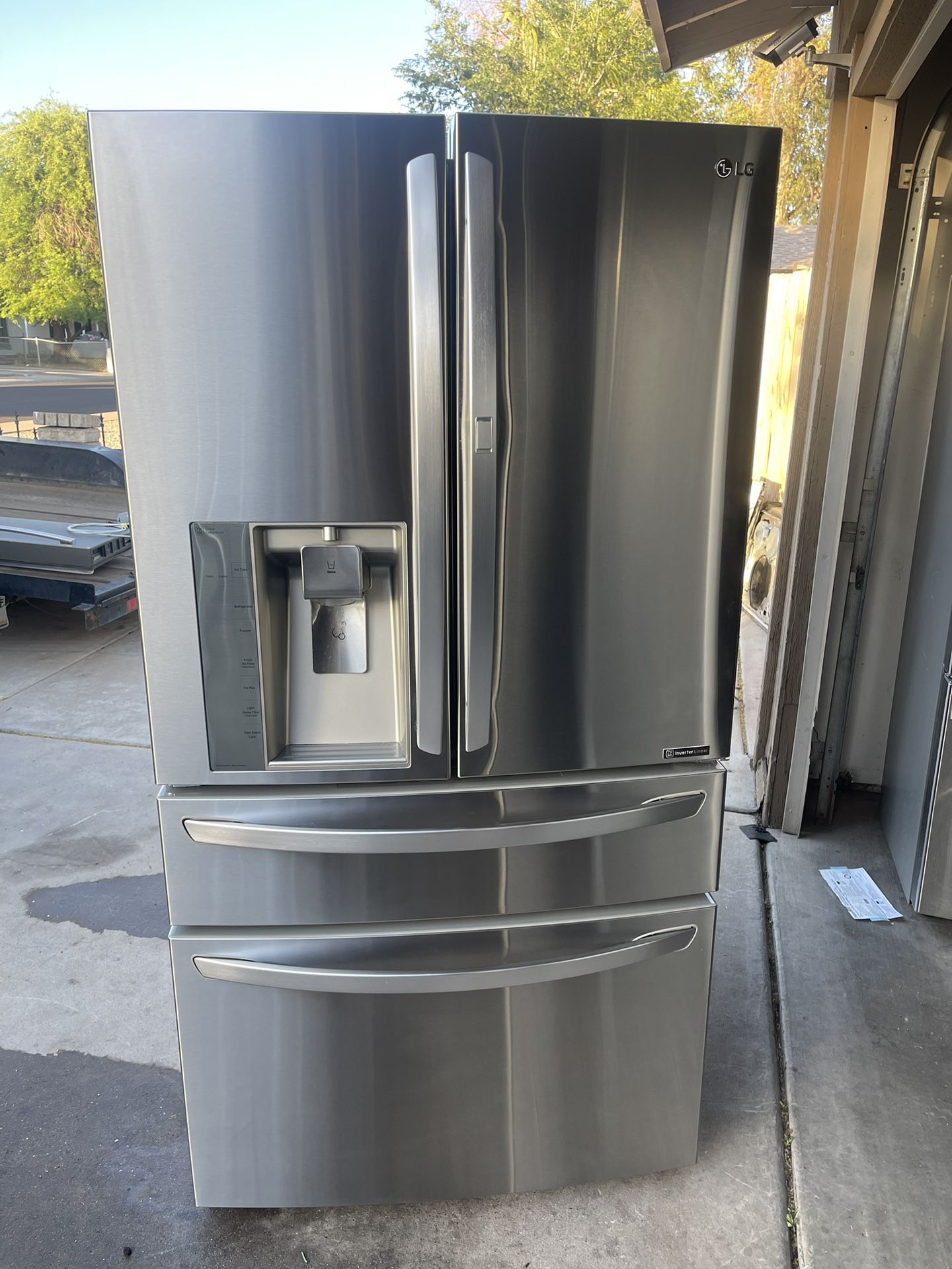 LG Refrigerator 4 Door Stainless Steel