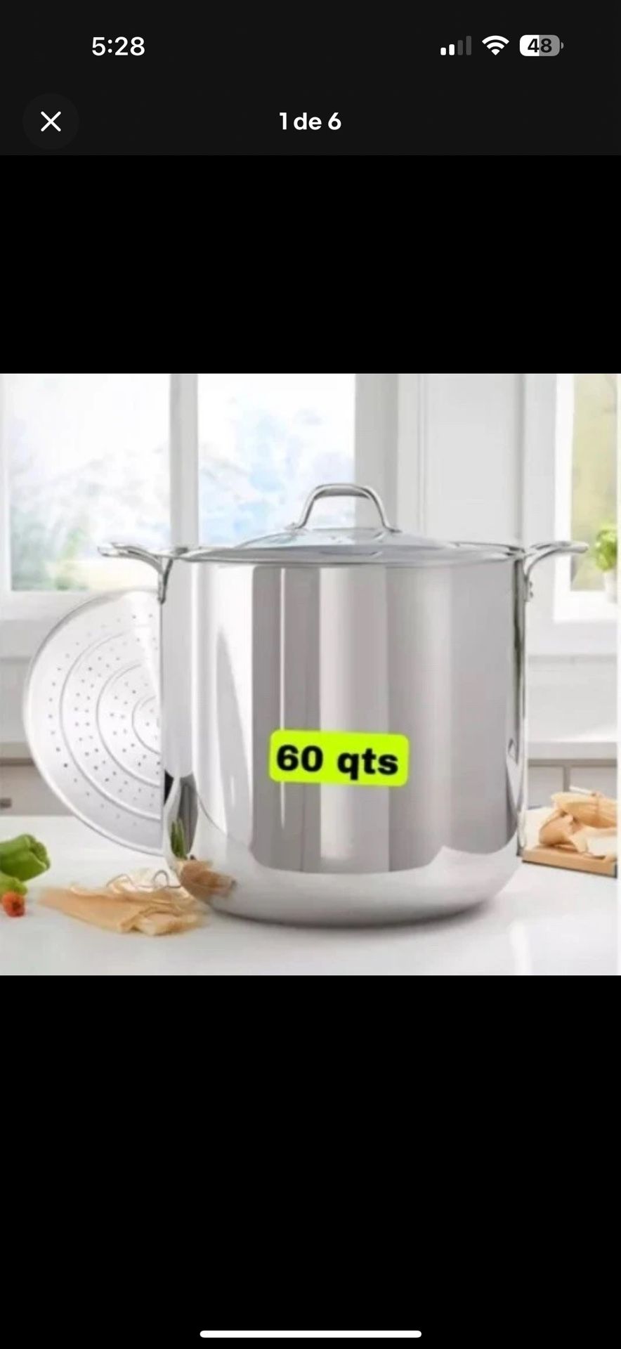 olla tamalera 60 qt princess house