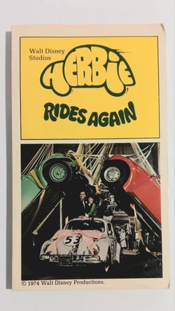 HERBIE RIDES AGAIN (1974) MEL CEBULASH | PAPERBACK | DISNEY