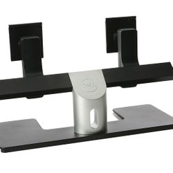 Like New Dell Dual Monitor Stand, Fits Two 19”-27” Monitors 