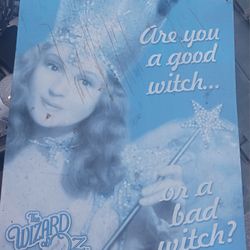 Are You A Good Witch Or A Bad Witch? Wizard Of Oz Movie Sign Home Decor