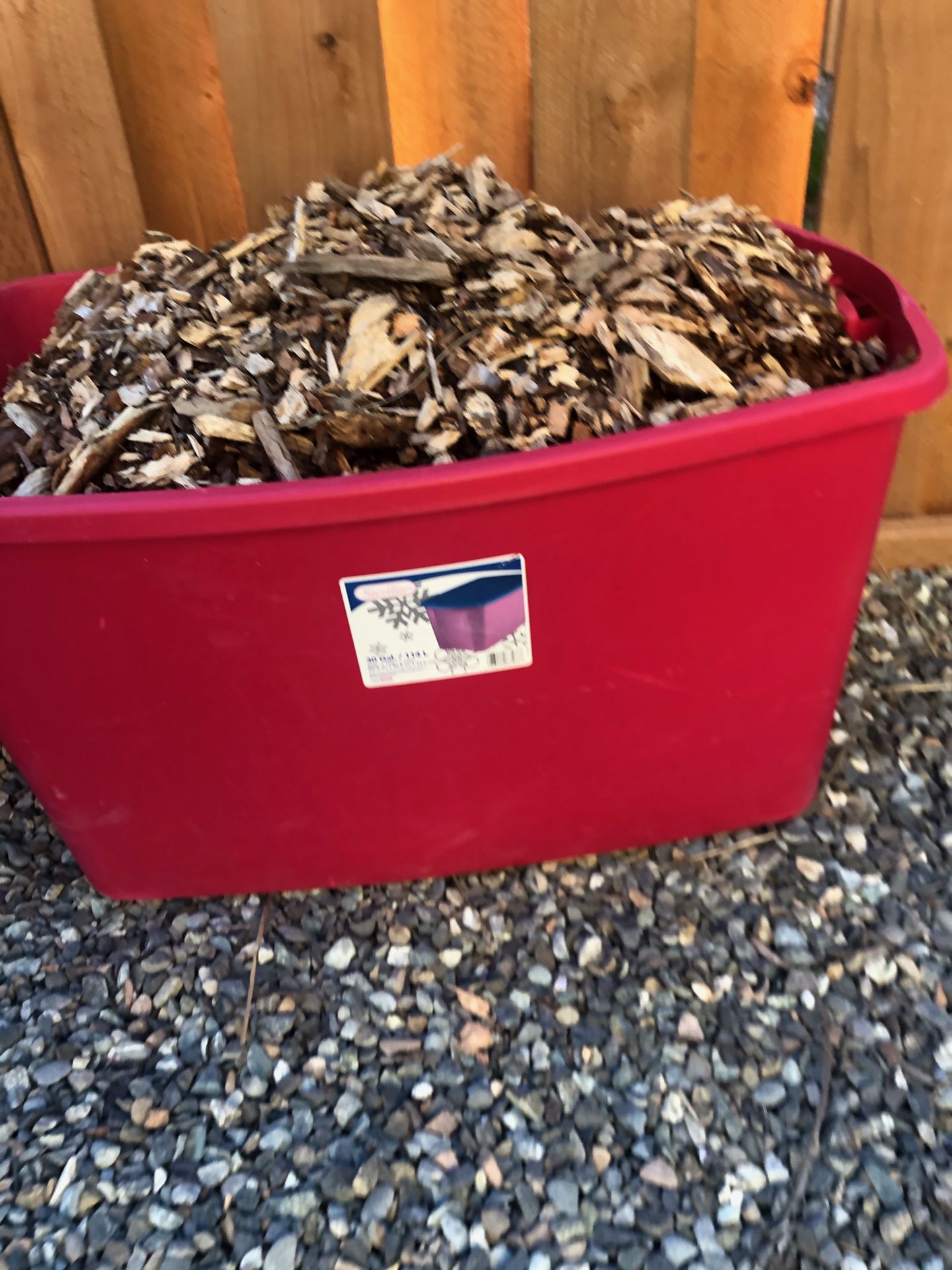 Free wood chips