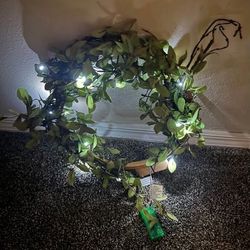 Artificial Wreath with Lights just $5 