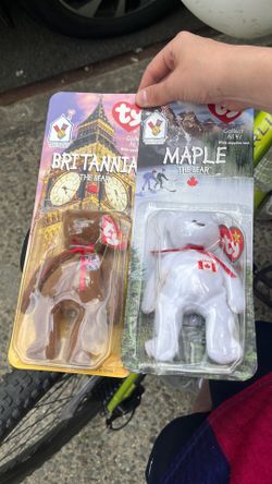 2 very rare and old beanie baby