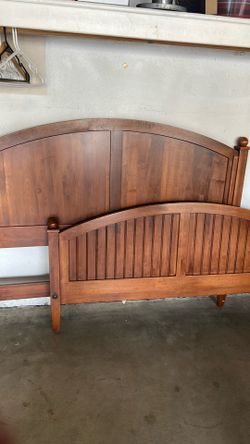 Genuine Wood Bed Frame