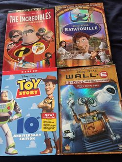 Pixar DVDs