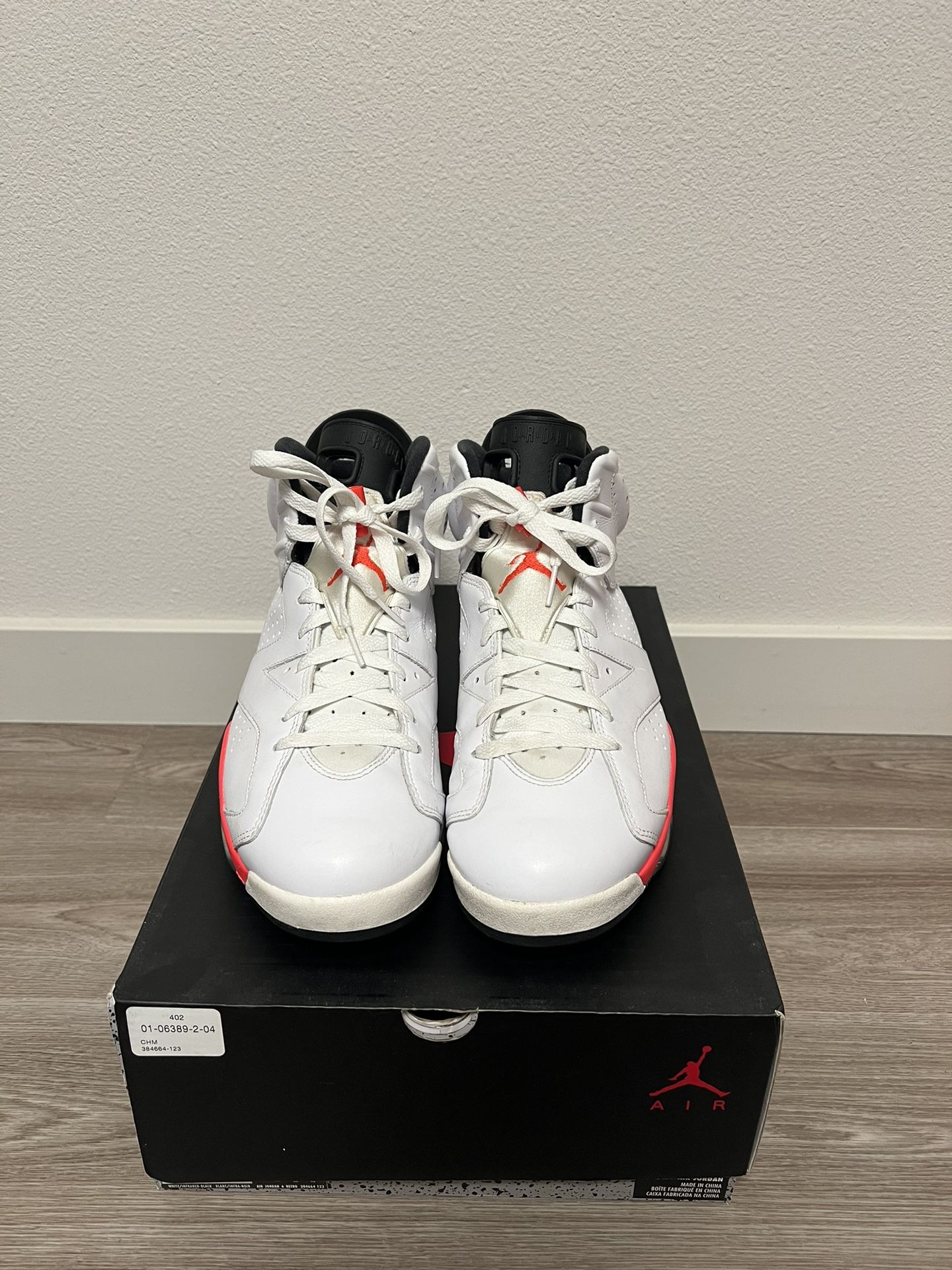 Size 11 - Jordan 6 Retro Infrared White 2014 Air Jordan 6 Retro  main image 3