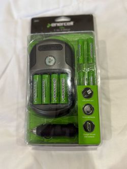 Enercell 4-Bay Battery Charger AAA/ AA 1 To 2 Hour Battery Charger