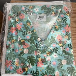 Chicago Cubs Hawaiian Shirt New In Package