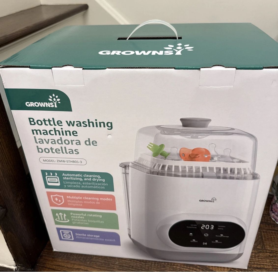 Brand NEW Grownsy baby bottle Washer/sterilizer/dryer