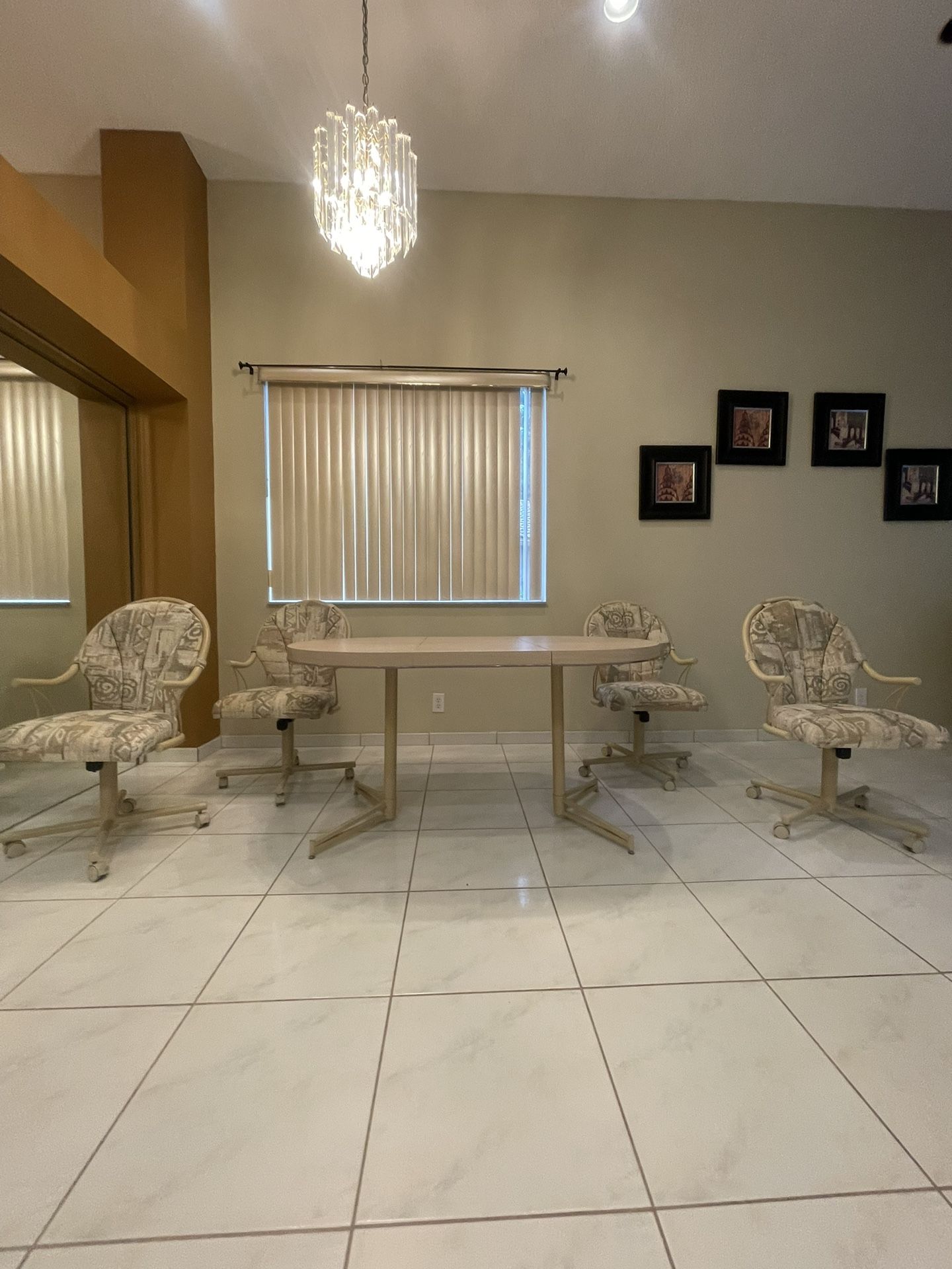 Dining table with 4 chairs