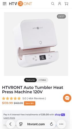 Tumbler Heat Press