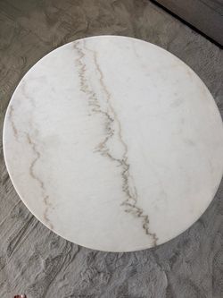 White Coffee Table with Two Side Tabled