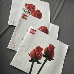 Lego Botanicals Bouquet Of Roses 10328 INSTRUCTION MANUALS ONLY