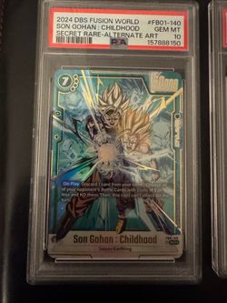 DRAGONBALL FUSION FB01 PSA 10