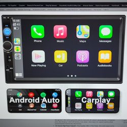 
Regetek Double Din Stereo with Carplay. 