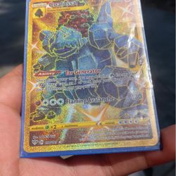 Golden Coalossal Pokémon Card