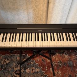 Yamaha P-71 88-Key Weighted Action Digital Piano & Stand