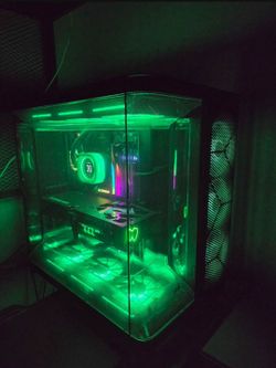 Corsair Air 5400 Case + 9x LX120 Fans + Titan 360 LCD AIO