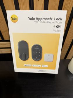Yale Approach™ Lock with Wi-Fi + Keypad Touch - Black Suede