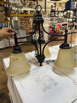 Lamp 3 light chandelier
