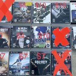 PS3 games (PRICES MARKED)