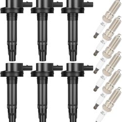 6 ignition coils with 6 iridium Spark Plugs
