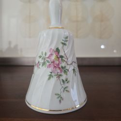 Haviland Limoges Porcelain Bell – 5.5” Danbury Mint Exclusive (France)