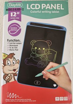 LCD Panel Colorful Writing Tablet 