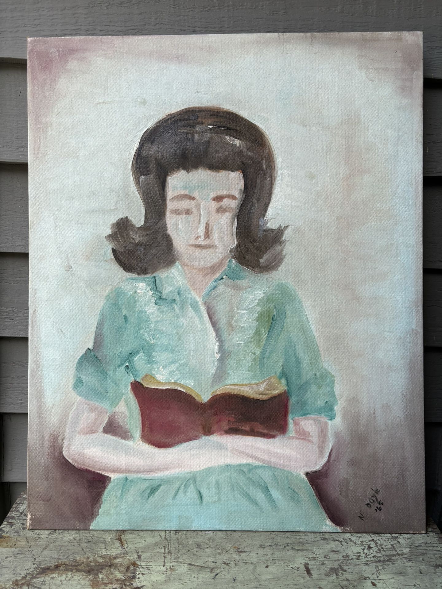 Vintage Portrait Of Young Girl