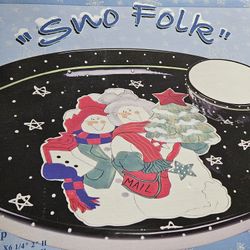 New Holiday Platter & Small Bowl