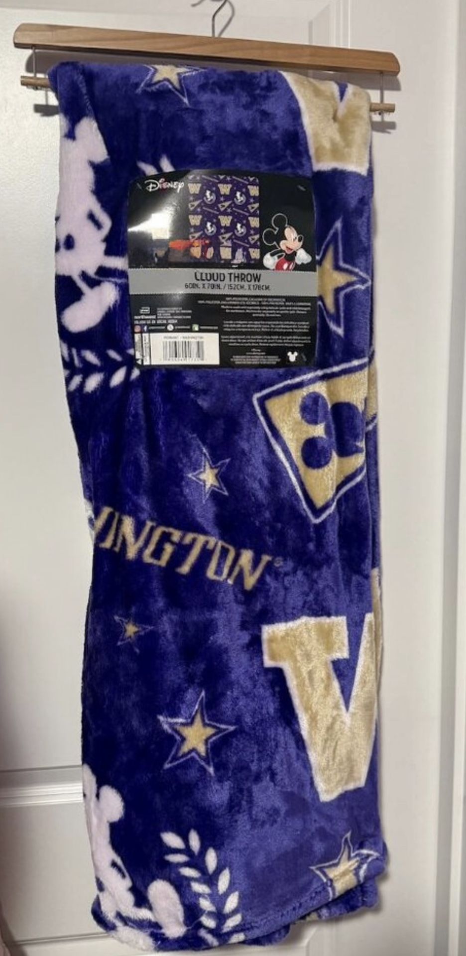 Mickey Washington Husky Blanket