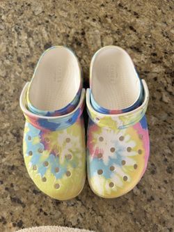 Crocs Platform Tie Dye