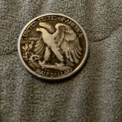 Silver 1945 Half Dollar 