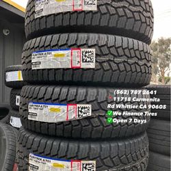 265/75R16 Falken Rubitrek ALL TERRAIN Set of Tires Installed and Balanced Set de Llantas Nuevas Instaladas y Balanceadas