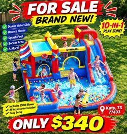 💦🏰 DUAL SLIDE BOUNCE HOUSE + WATER SLIDE FOR SALE! 💦