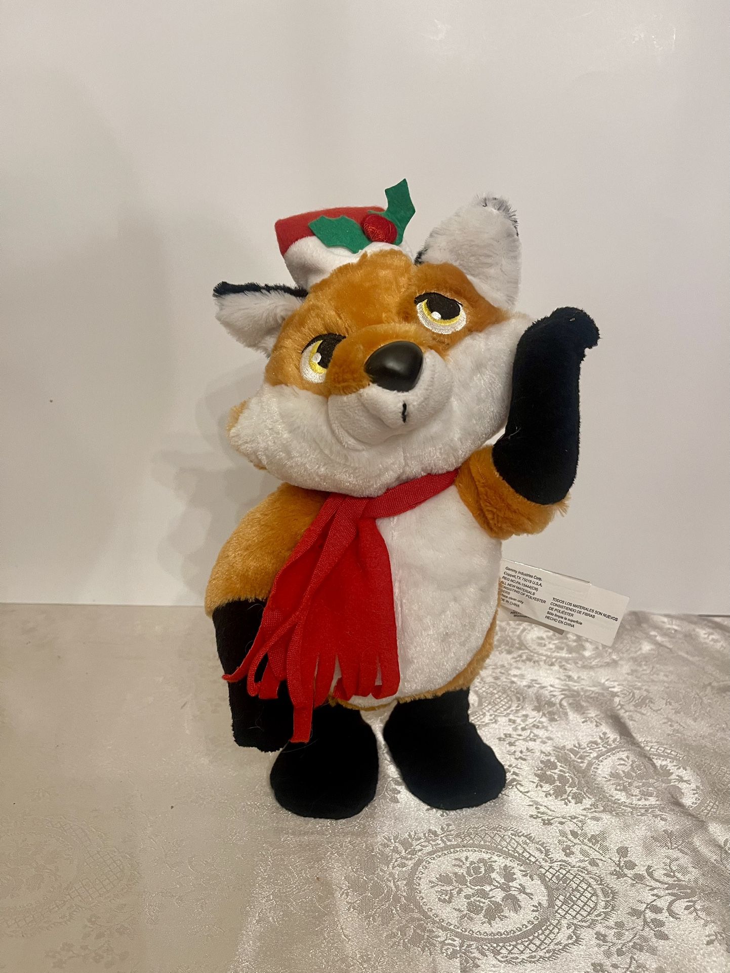Christmas Dancing Fox Plush