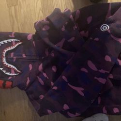 BAPE PURPLE HOODIE 