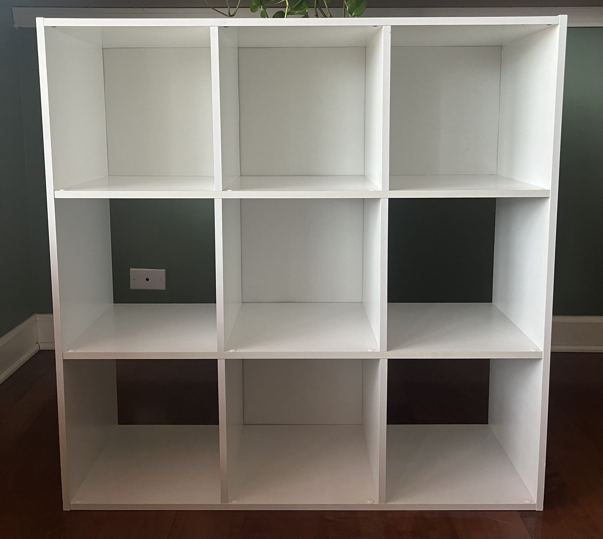 White 9 Cube Storage Organizer